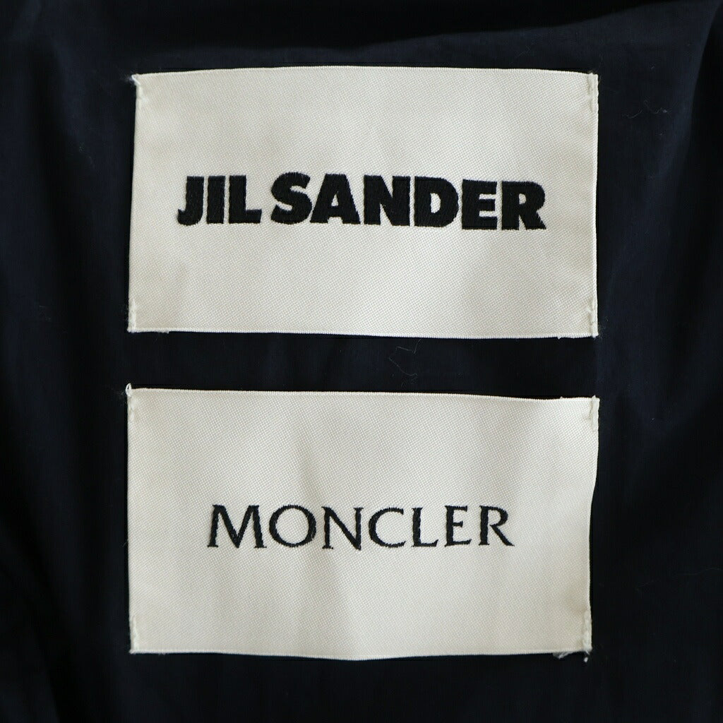 MONCLER(モンクレール) ×JIL SANDER ジルサンダー Mimimycin Down Jacket ミミミシン ダウンジャケット ロゴプレート ネイビー K24051A00019
