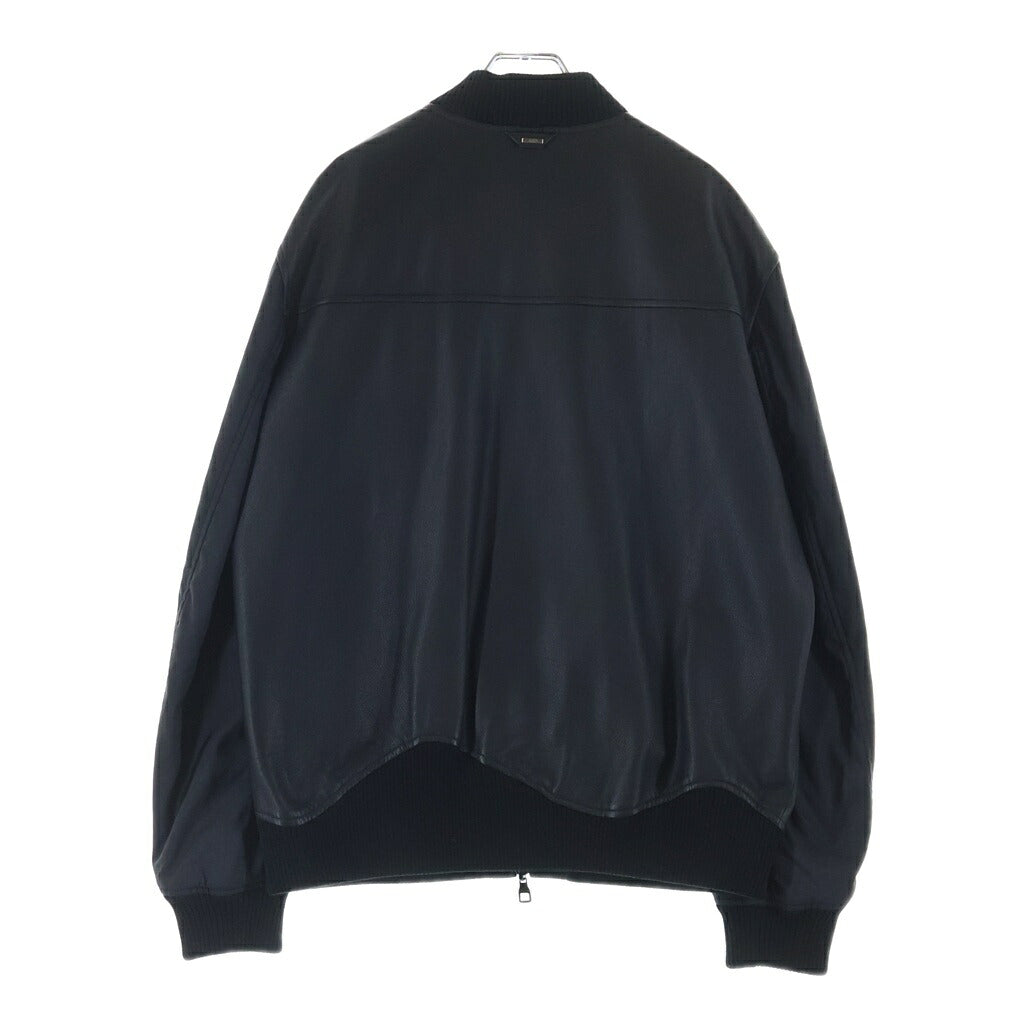 LOUIS VUITTON(ルイヴィトン) モノグラム リバーシブル レザーナイロン ジップアップブルゾン ジャケット ブラック HIL47WTKV