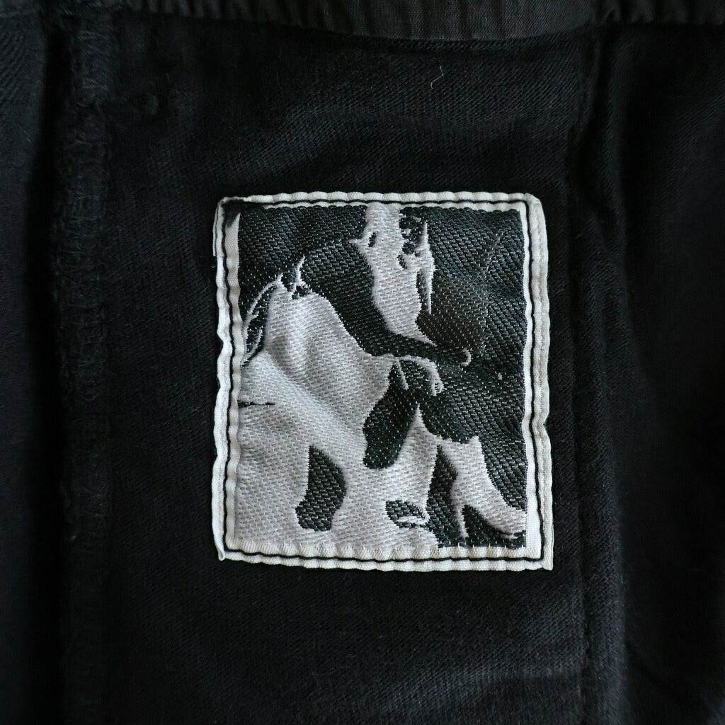 Rick Owens DRKSHDW(リックオウエンス ダークシャドウ) 22SS Jersey Trucker Cut Offs ジャージー トラッカー カットオフ ショートパンツ ブラック DU01B7388-RIG
