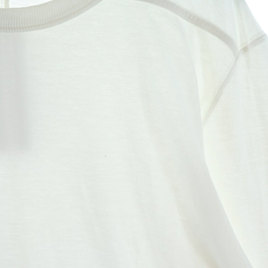 Rick Owens(リックオウエンス) 20AW LEVEL LS T レベル ロングスリーブ クルーネックカットソー Tシャツ ホワイト RU20F3266-JA