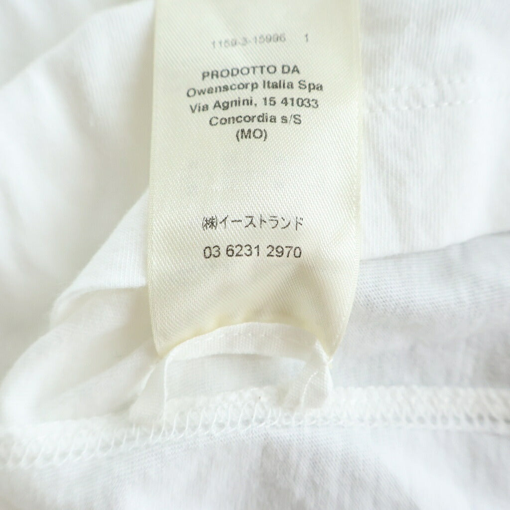 Rick Owens(リックオウエンス) 20AW LEVEL LS T レベル ロングスリーブ クルーネックカットソー Tシャツ ホワイト RU20F3266-JA