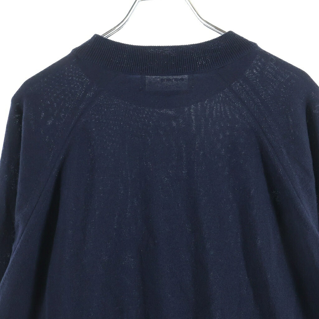 everyone(エブリワン) CREWNECK KNIT クルーネック ニット セーター ネイビー EV23-KT02