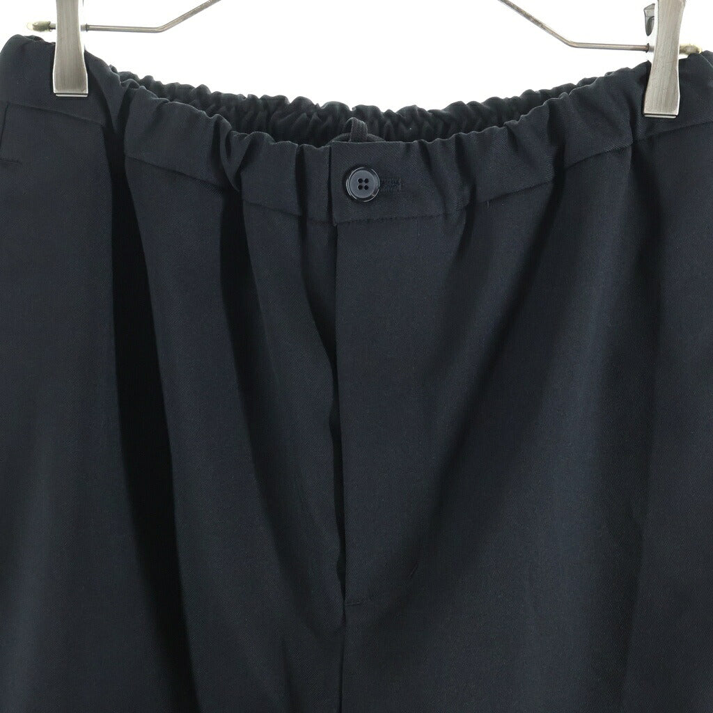 everyone(エブリワン) Polyester Twill Easy Slacks ポリエステルツイル イージースラックス ブラック EV24-PT14