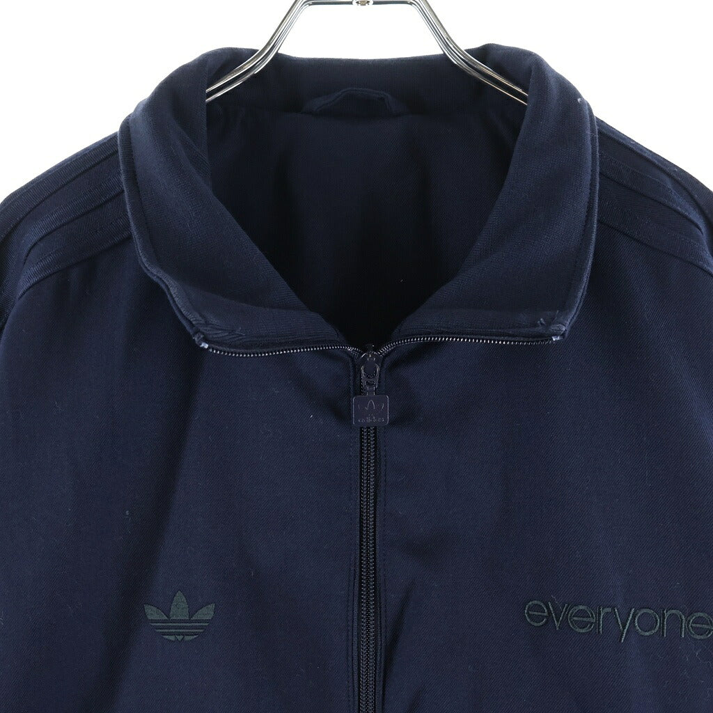 adidas(アディダス) × everyone ロゴ刺繍 サイドライン ジャージー トラックジャケット ネイビー A6A001
