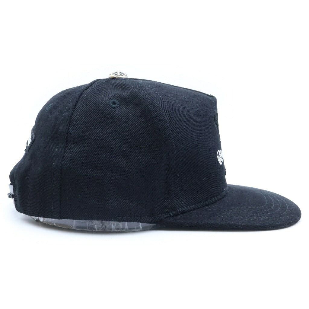 CHROME HEARTS(クロムハーツ) BS FLEUR SCROLL BSBL CAP BSフレア スクロール ベースボールキャップ ブラック