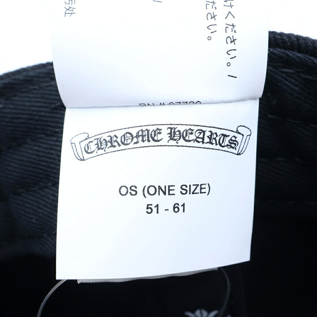 CHROME HEARTS(クロムハーツ) BS FLEUR SCROLL BSBL CAP BSフレア スクロール ベースボールキャップ ブラック