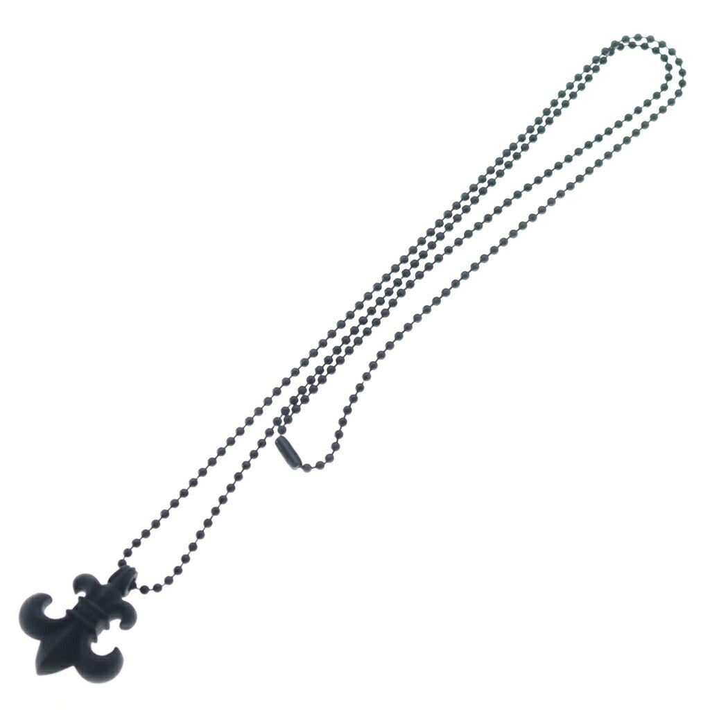 CHROME HEARTS(クロムハーツ) RUBBER FLUER BS フレア ラバーネックレス ペンダント シリコン ブラック