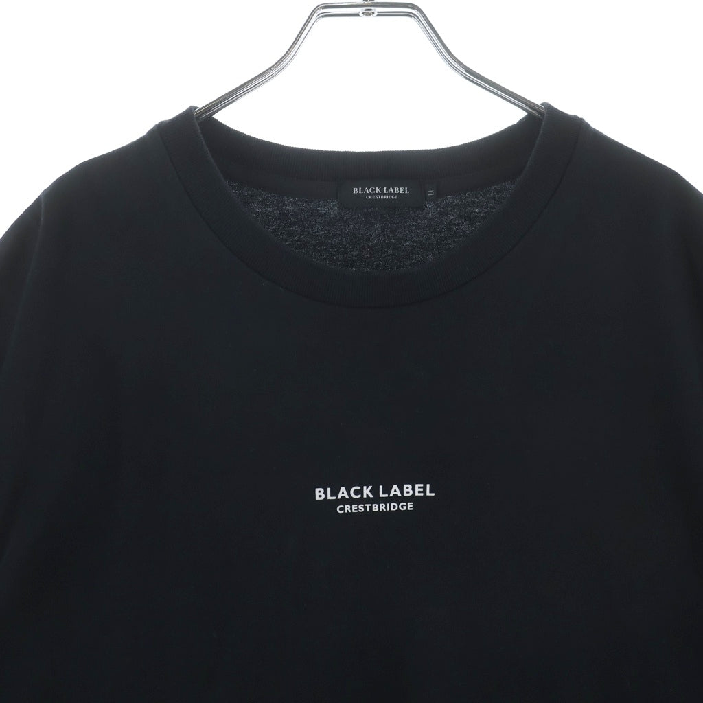 BLACK LABEL CRESTBRIDGE(ブラックレーベルクレストブリッジ) ロゴ半袖Tシャツ ブラック #LL 51P12-722-09