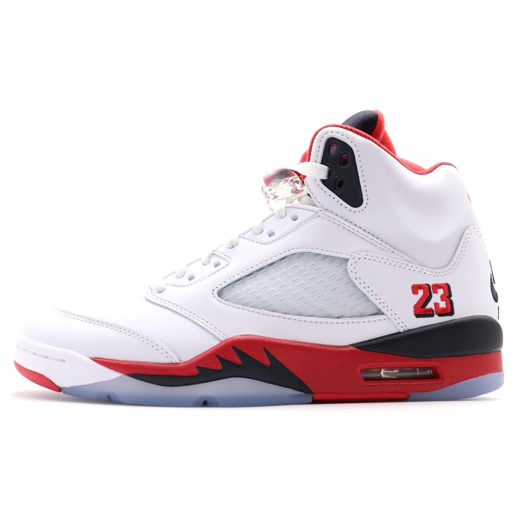 NIKE(ナイキ) AIR JORDAN 5 RETRO OG HQ7978-101 エアジョーダン 5 レトロ ハイカットスニーカー ホワイト/レッド US9/27cm