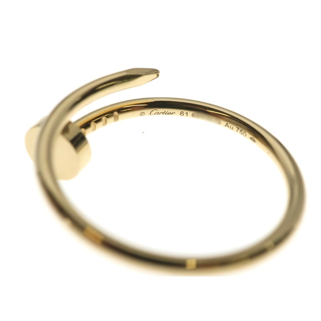 Cartier(カルティエ) ジュストアンクル リング SM イエローゴールド Au750YG #61 B4225952