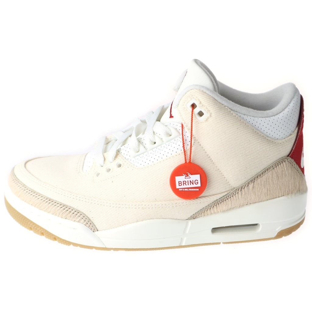 NIKE(ナイキ) ×Levi's Air Jordan 3 Retro SP Ecru Denim エアジョーダン3 レトロSP エクリュデニム ハイカットスニーカー ベージュ US8/26cm IR0910-400