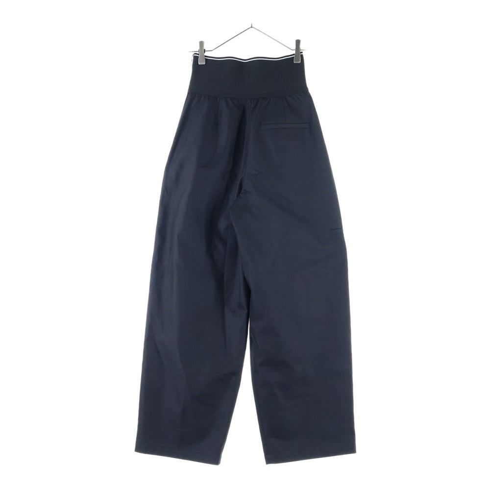 ALEXANDER WANG(アレキサンダーワン) Waist Band Pants ウエストロゴ パンツ ブルー レディース