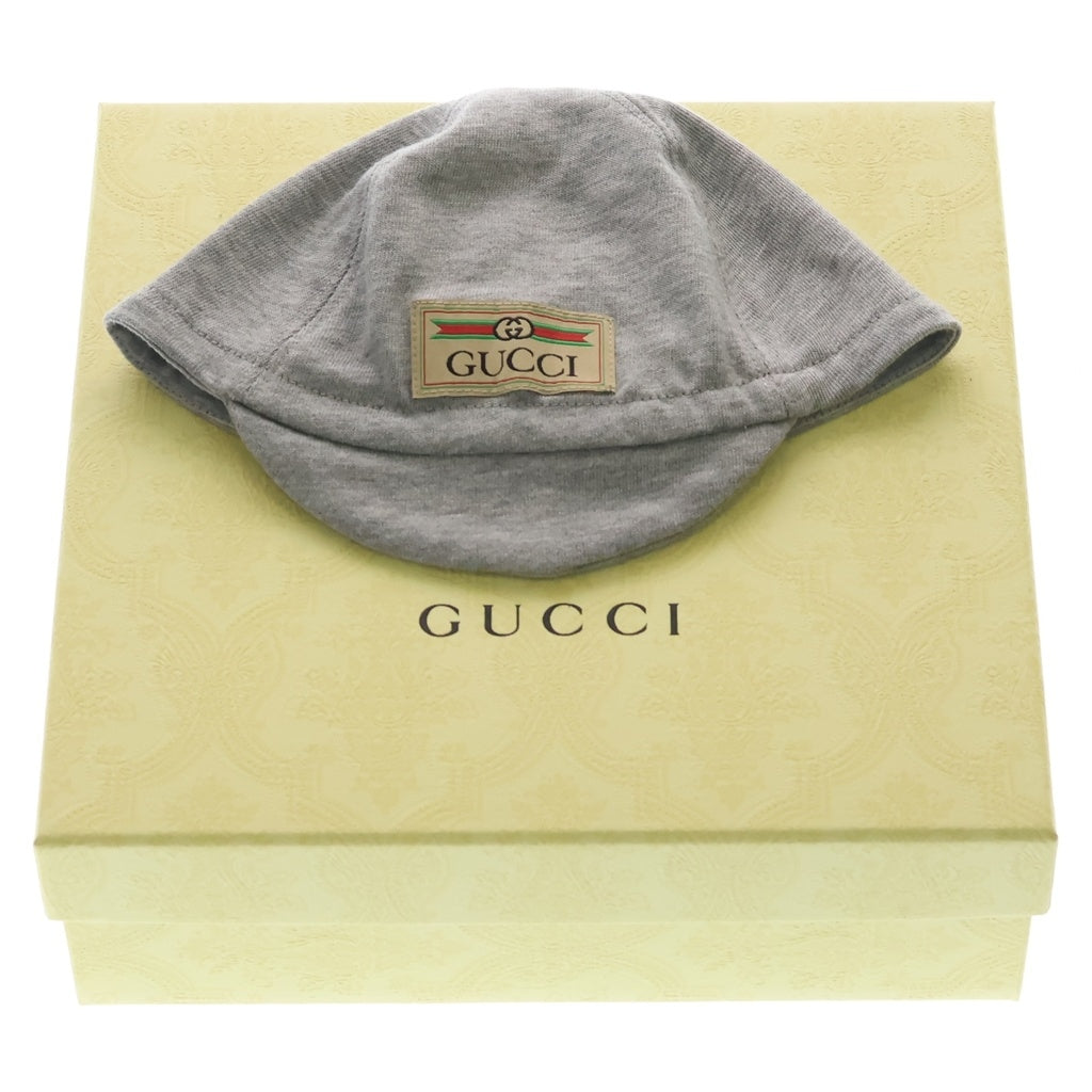 GUCCI(グッチ) シェリーライン コットン 2ピース ロンパース グレー 766683 XJF8F
