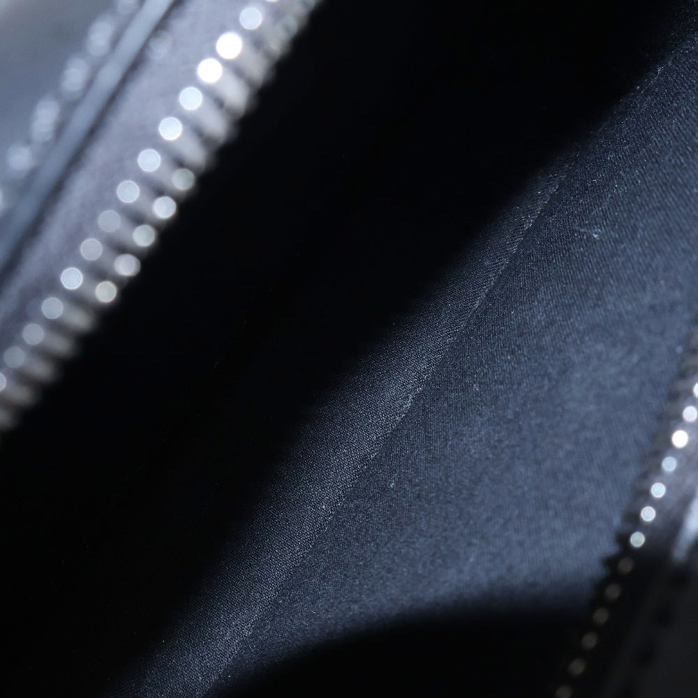 FENDI(フェンディ) スクエアFF カメラケース オーガナイザー レザー ポーチ ショルダーバッグ ブラック×グレー 7M0357 斜め掛けバッグ