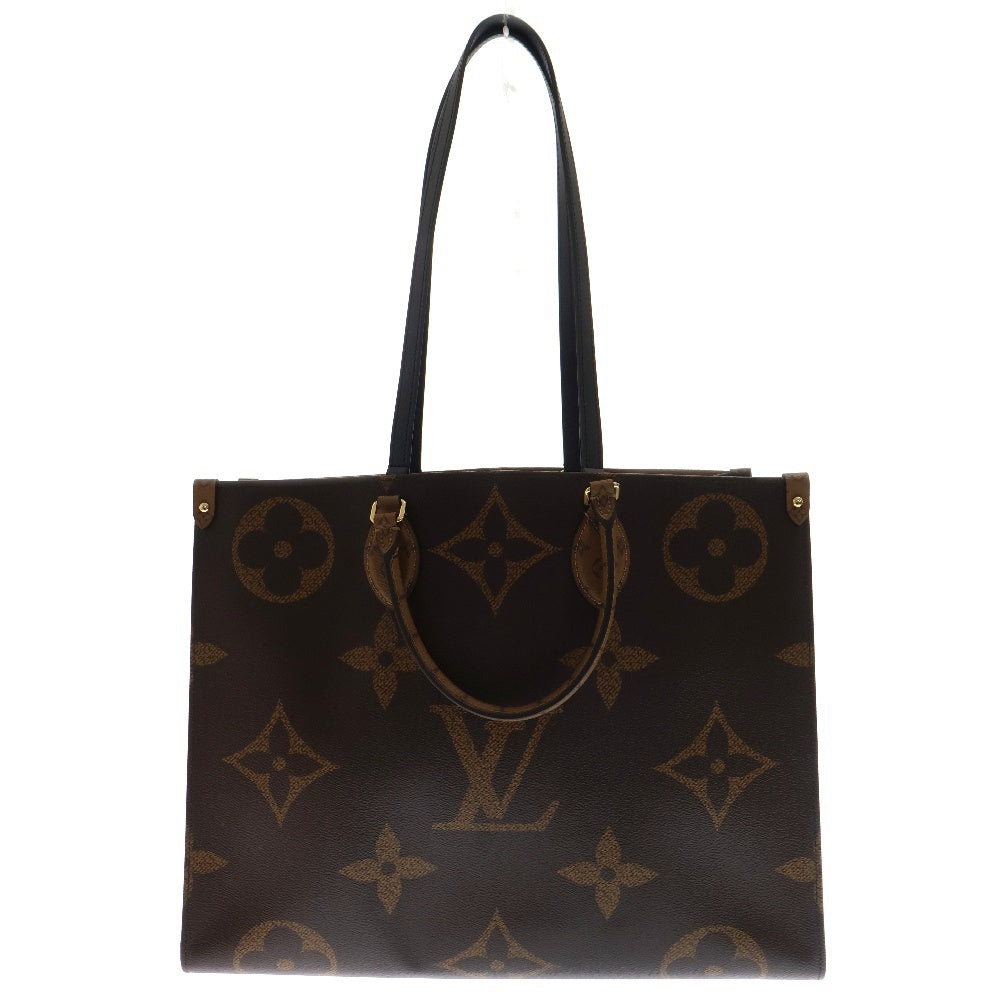 LOUIS VUITTON(ルイヴィトン) モノグラムリバース オンザゴーGM トートバッグ ハンドバッグ ブラウン PVCレザー RFID M44576