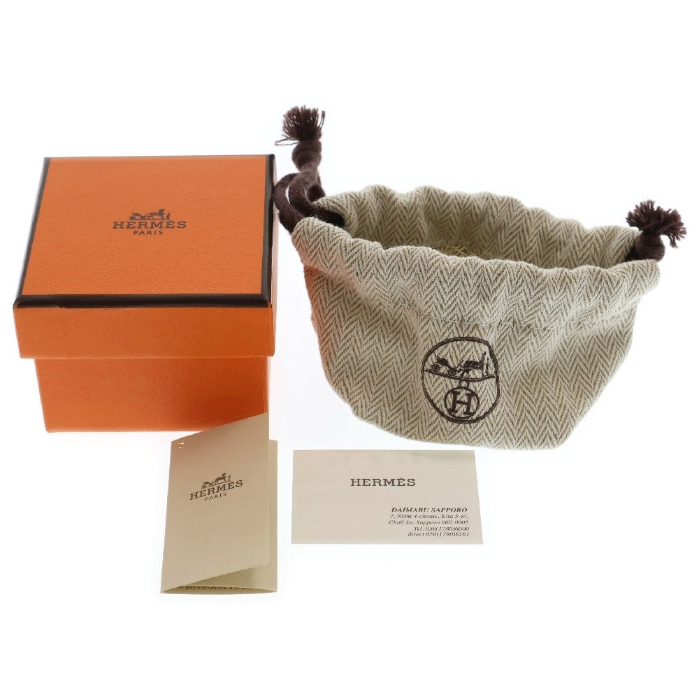 HERMES(エルメス) コル リング ゴールド×グレー GP×レザー  アクセサリー