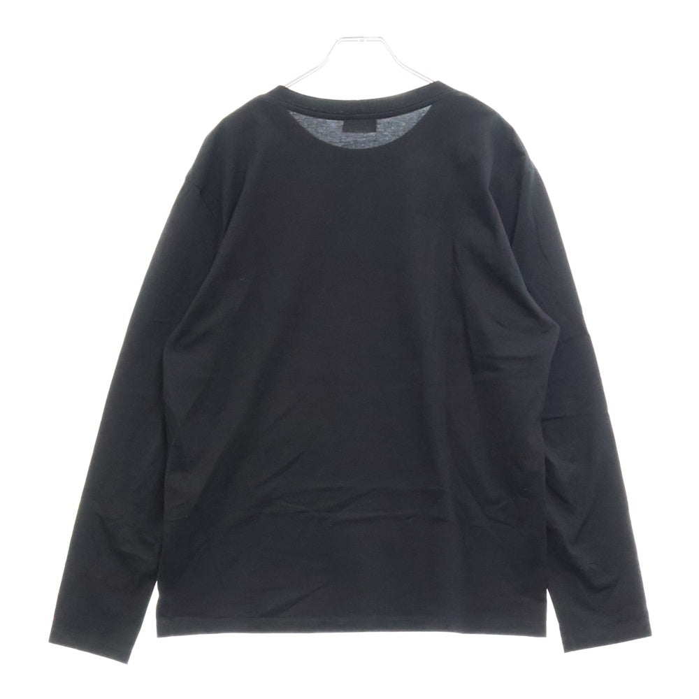 CELINE(セリーヌ) トリオンフ刺繍クルーネック長袖Tシャツ カットソー ブラック