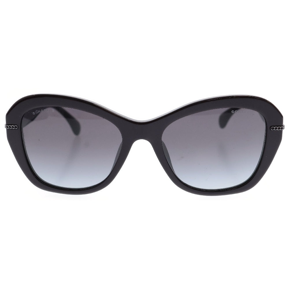 CHANEL(シャネル) ココマーク チェーンモチーフサングラス 55□18 メガネ ダークパープル 5510‐A