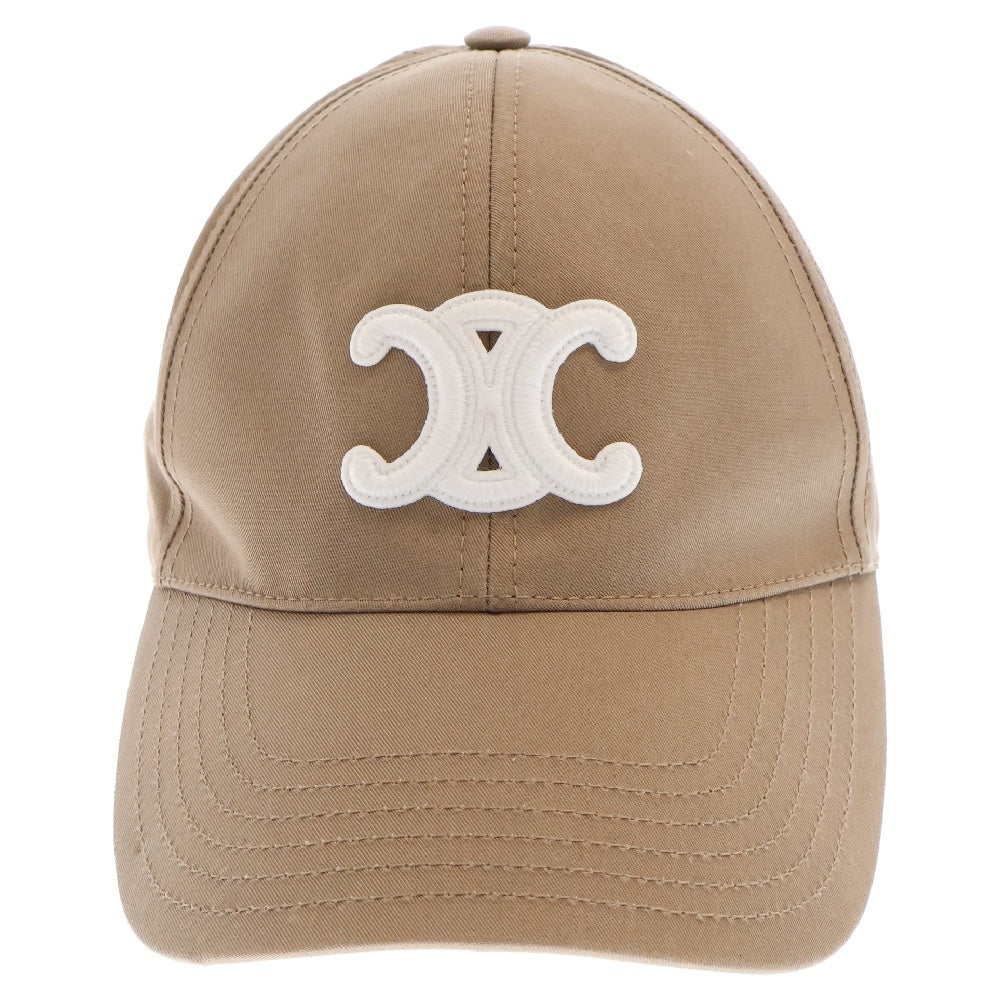 CELINE(セリーヌ) TRIOMPHE BASEBALL CAP トリオンフ ベースボールキャップ 帽子 ベージュ