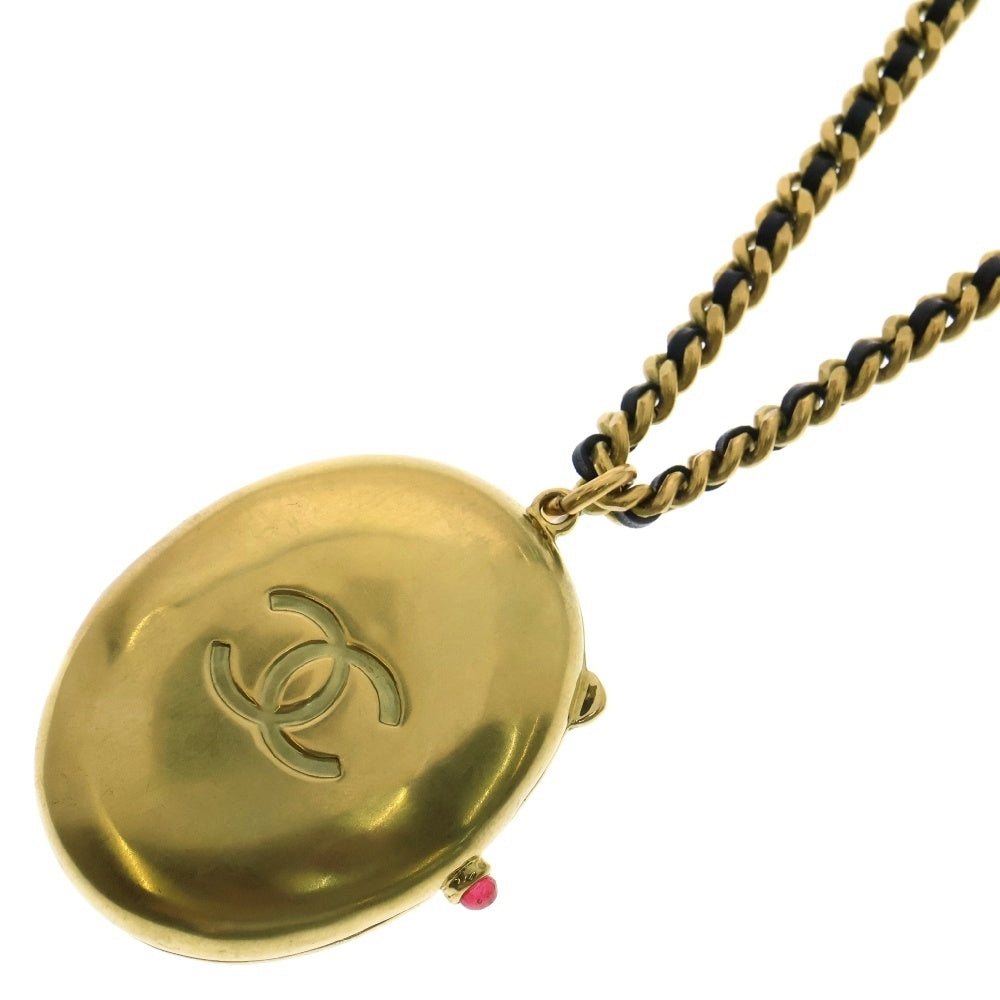 CHANEL(シャネル) ココマーク ロケット ペンダント ネックレス GP ゴールド 94A アクセサリー ヴィンテージ