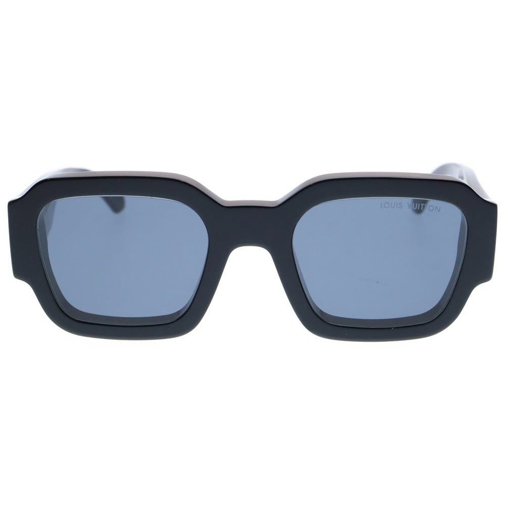 LOUIS VUITTON(ルイヴィトン) サングラスLV クラッシュ・ラウンド スクエア 眼鏡 黒 Z2611E