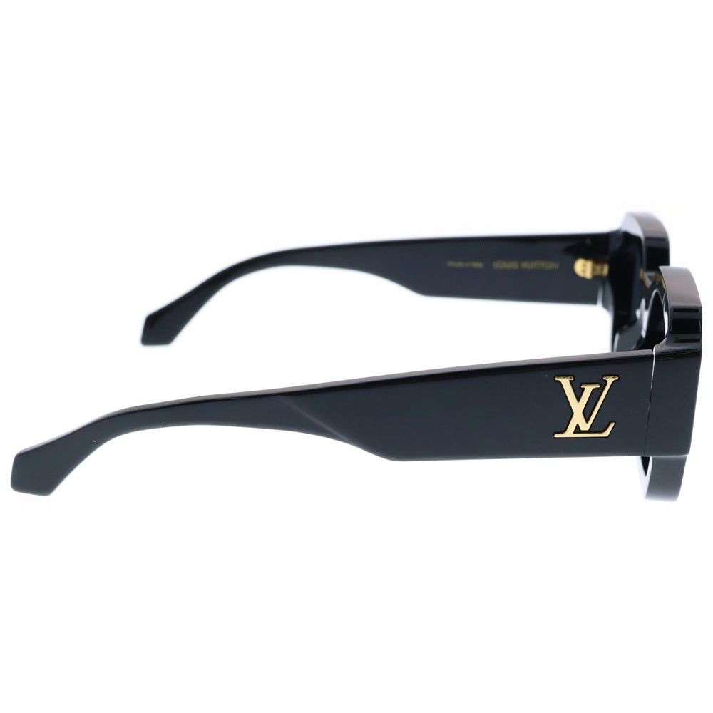 LOUIS VUITTON(ルイヴィトン) サングラスLV クラッシュ・ラウンド スクエア 眼鏡 黒 Z2611E