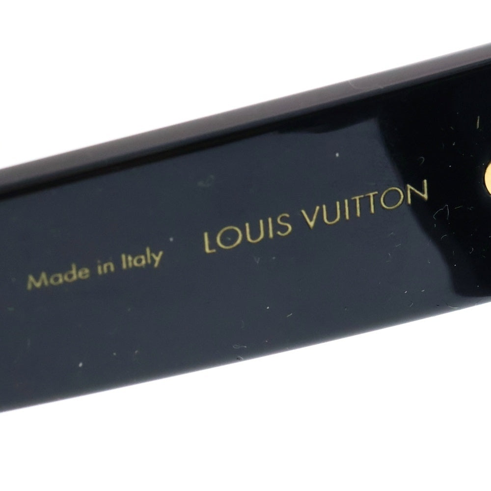 LOUIS VUITTON(ルイヴィトン) サングラスLV クラッシュ・ラウンド スクエア 眼鏡 黒 Z2611E