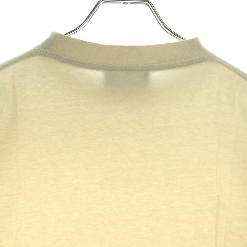 BALENCIAGA(バレンシアガ) 22SS バックロゴエンブロイダリーオーバーサイズTシャツ 半袖 ベージュ 681045 TLVH9