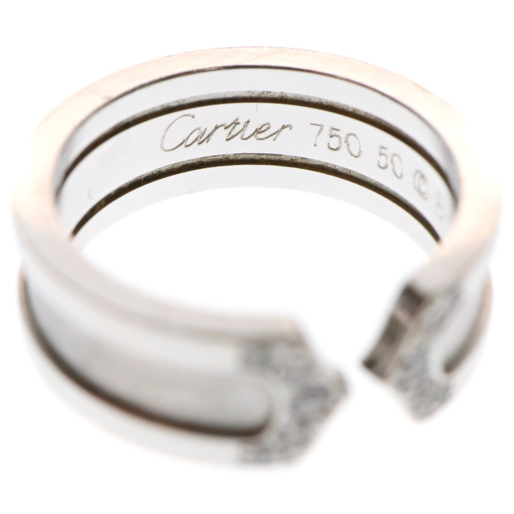 Cartier(カルティエ) カルティエ 2C ダイヤ リング Au750 K18 WG ホワイトゴールド 指輪 ジュエリー