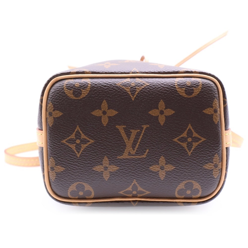 LOUIS VUITTON(ルイヴィトン) モノグラム ナノノエ ブラウン PVC ショルダーバッグ M41346