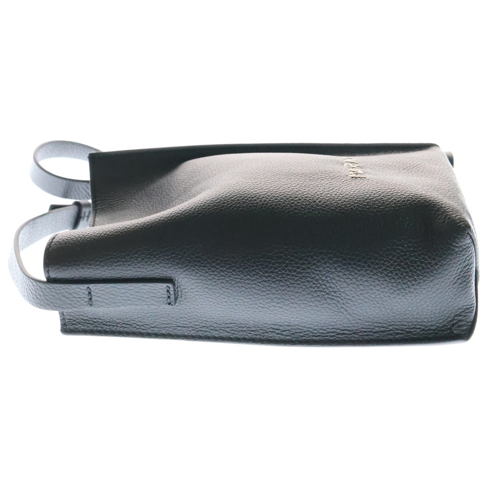 MARNI(マルニ) MUSEO MENDING CROSSBODY ミュゼオ メンディング クロスボディ ステッチロゴ レザー ショルダーバッグ ブラック SBMP0084U3