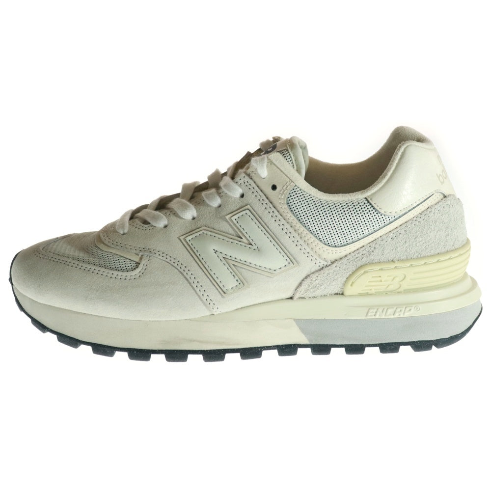 New Balance(ニューバランス) U574LGGL スウェードレザー ローカットスニーカー ホワイト US9/27cm