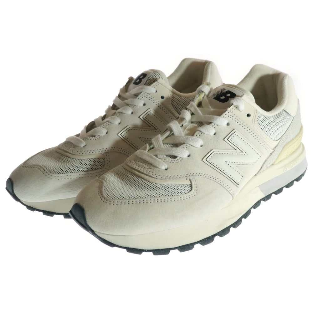 New Balance(ニューバランス) U574LGGL スウェードレザー ローカットスニーカー ホワイト US9/27cm