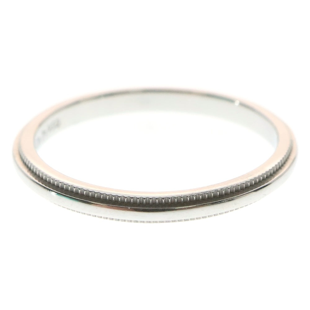 TIFFANY&Co(ティファニー) ミルグレイン リング 指輪 シルバー Pt950 3.3g