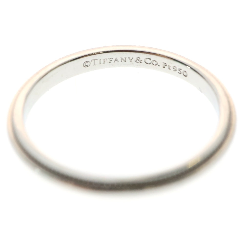 TIFFANY&Co(ティファニー) ミルグレイン リング 指輪 シルバー Pt950 3.3g