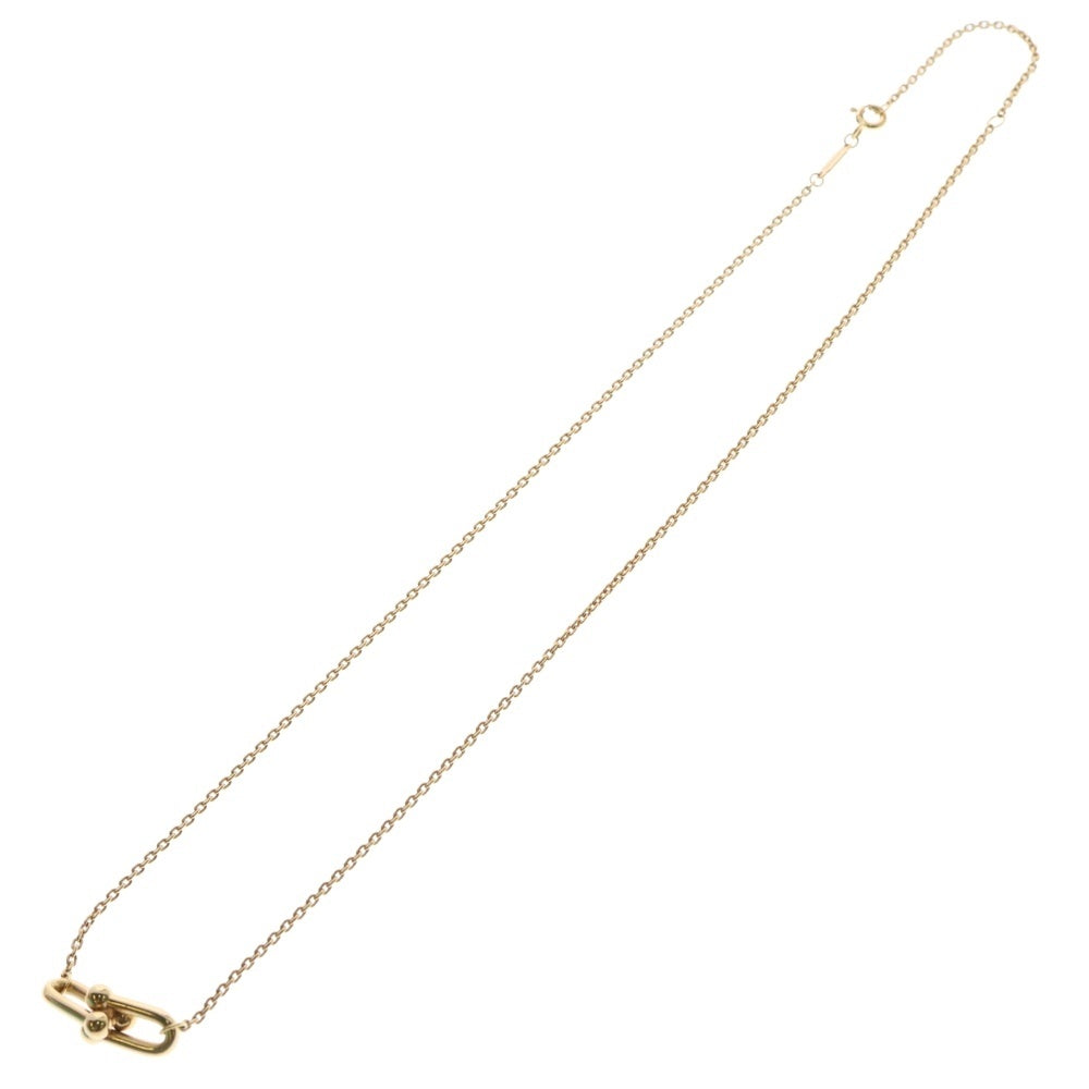 TIFFANY&Co(ティファニー) ハードウェア スモール ダブルリンクネックレス 750 ピンクゴールド ローズゴールド ジュエリー アクセサリー