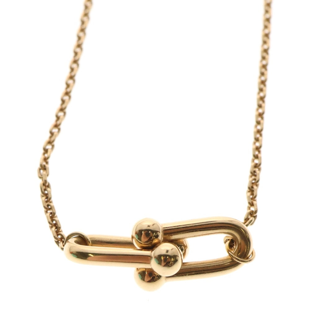 TIFFANY&Co(ティファニー) ハードウェア スモール ダブルリンクネックレス 750 ピンクゴールド ローズゴールド ジュエリー アクセサリー