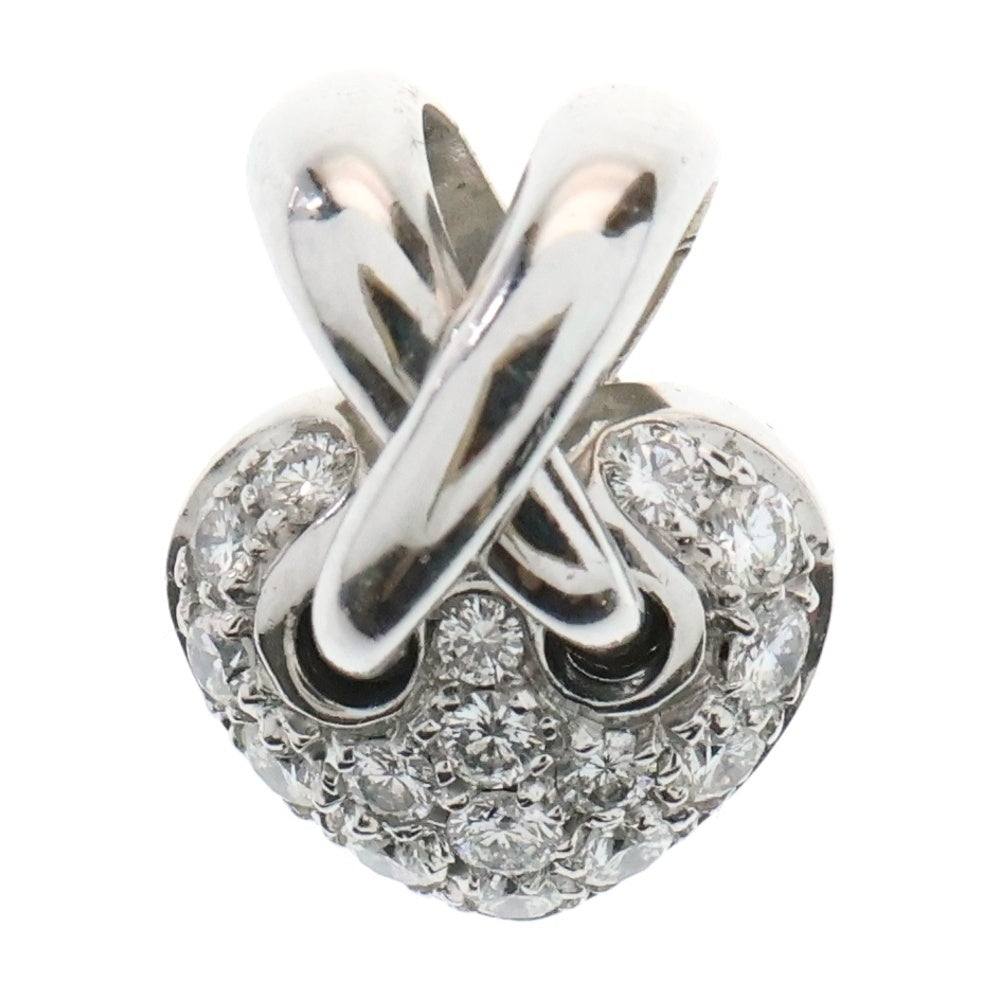 CHAUMET(ショーメ) リアン ハート パヴェダイヤトップ ネックレストップ シルバー 3.6g