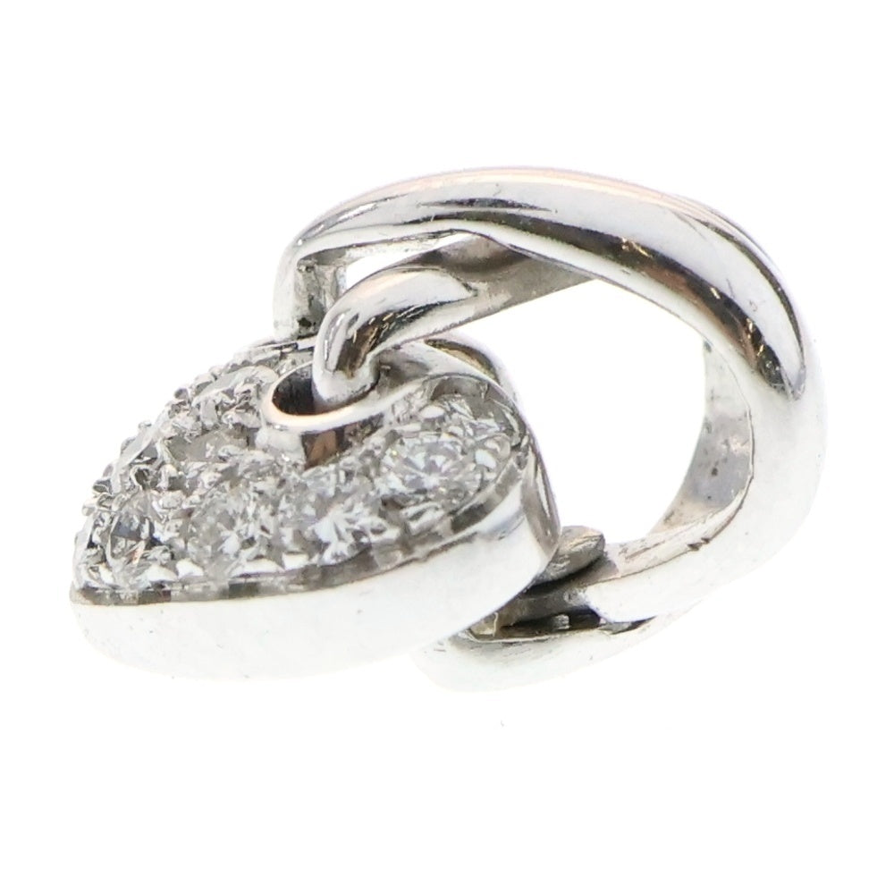 CHAUMET(ショーメ) リアン ハート パヴェダイヤトップ ネックレストップ シルバー 3.6g