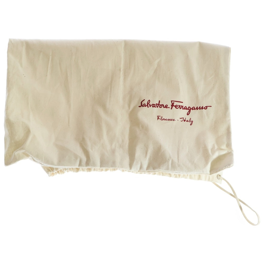 Salvatore Ferragamo(サルヴァトーレ フェラガモ) パンプス フラットシューズ メタリックブラウン ブラック #6 レディース