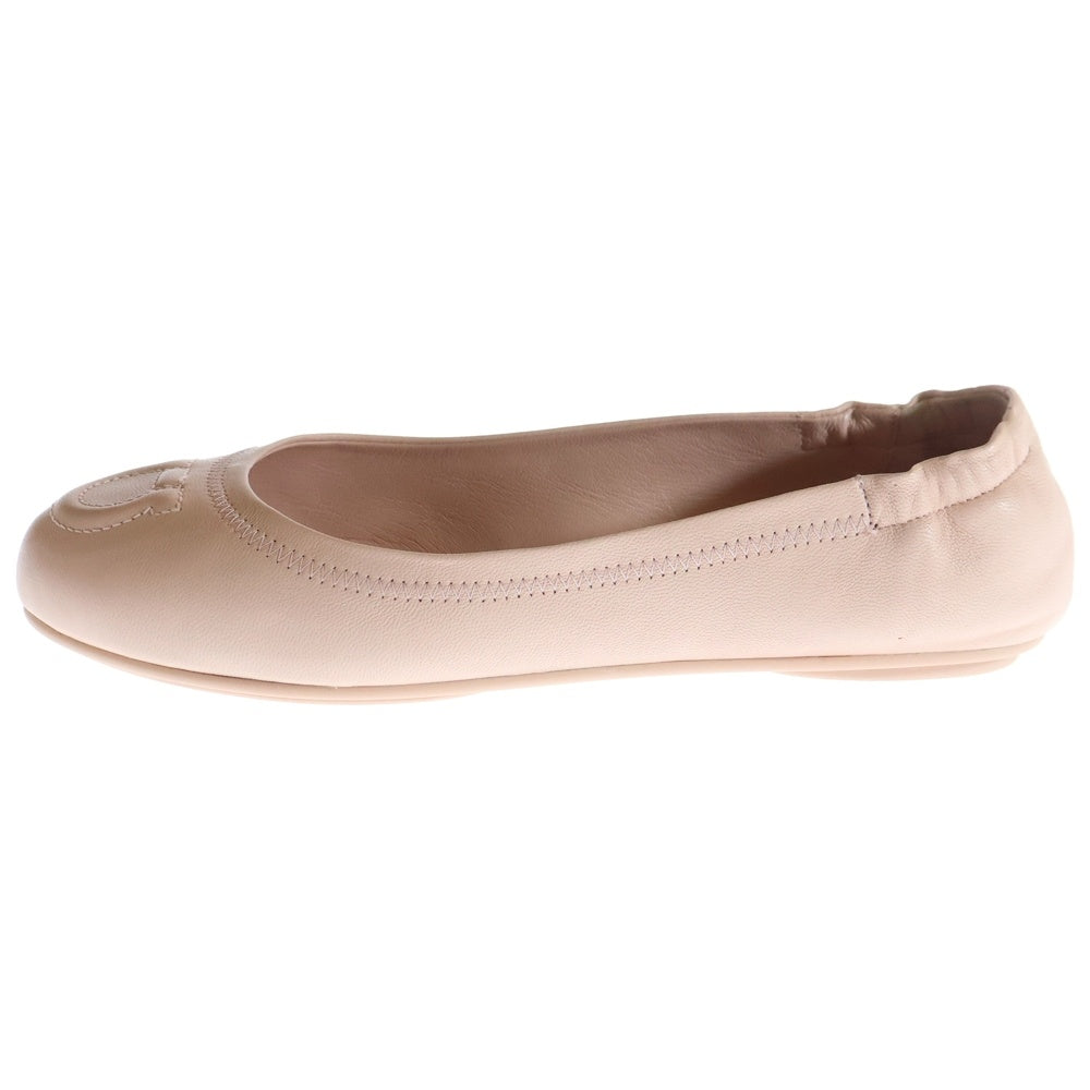Salvatore Ferragamo(サルヴァトーレ フェラガモ) バレリーナ フラットシューズ ピンク レザー #5 レディース