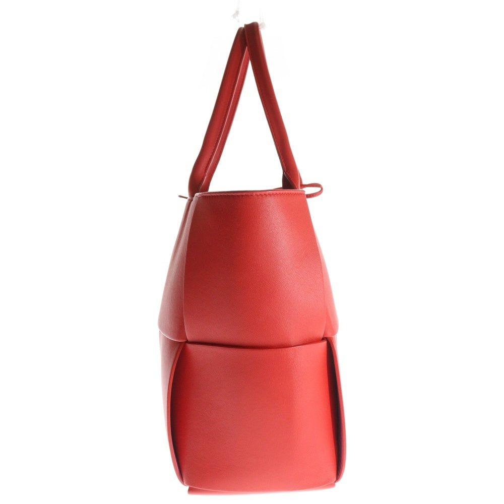 BOTTEGA VENETA(ボッテガヴェネタ) アルコトートバッグ レッド レザー ハンドバッグ トートバッグ 609175