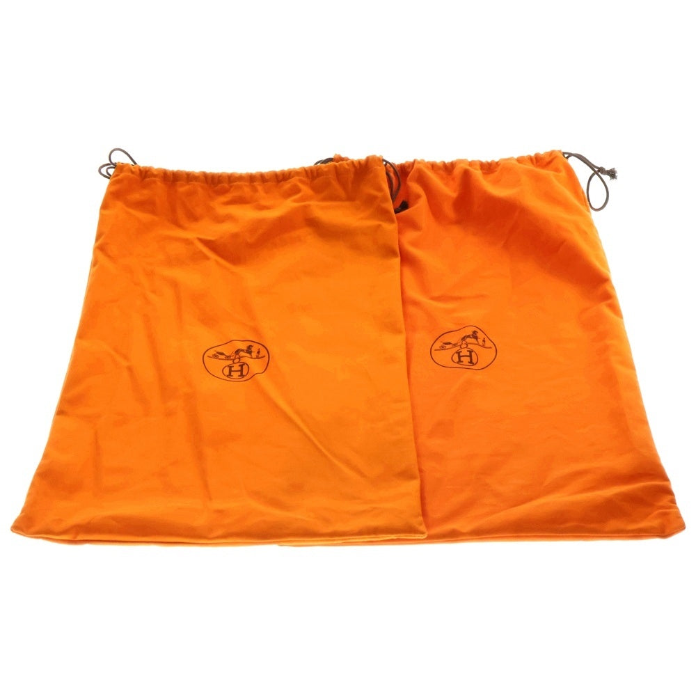 HERMES(エルメス) スウェードレザー ロングブーツ ブラック レディース