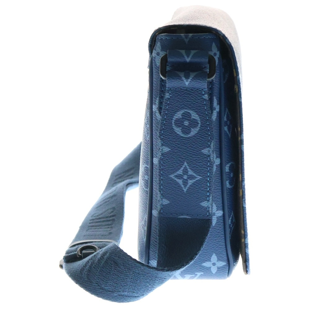 LOUIS VUITTON(ルイヴィトン) モノグラム ブルー ディストリクトPM NV3 ブルー PVC ショルダーバッグ M23785 ICタイプ