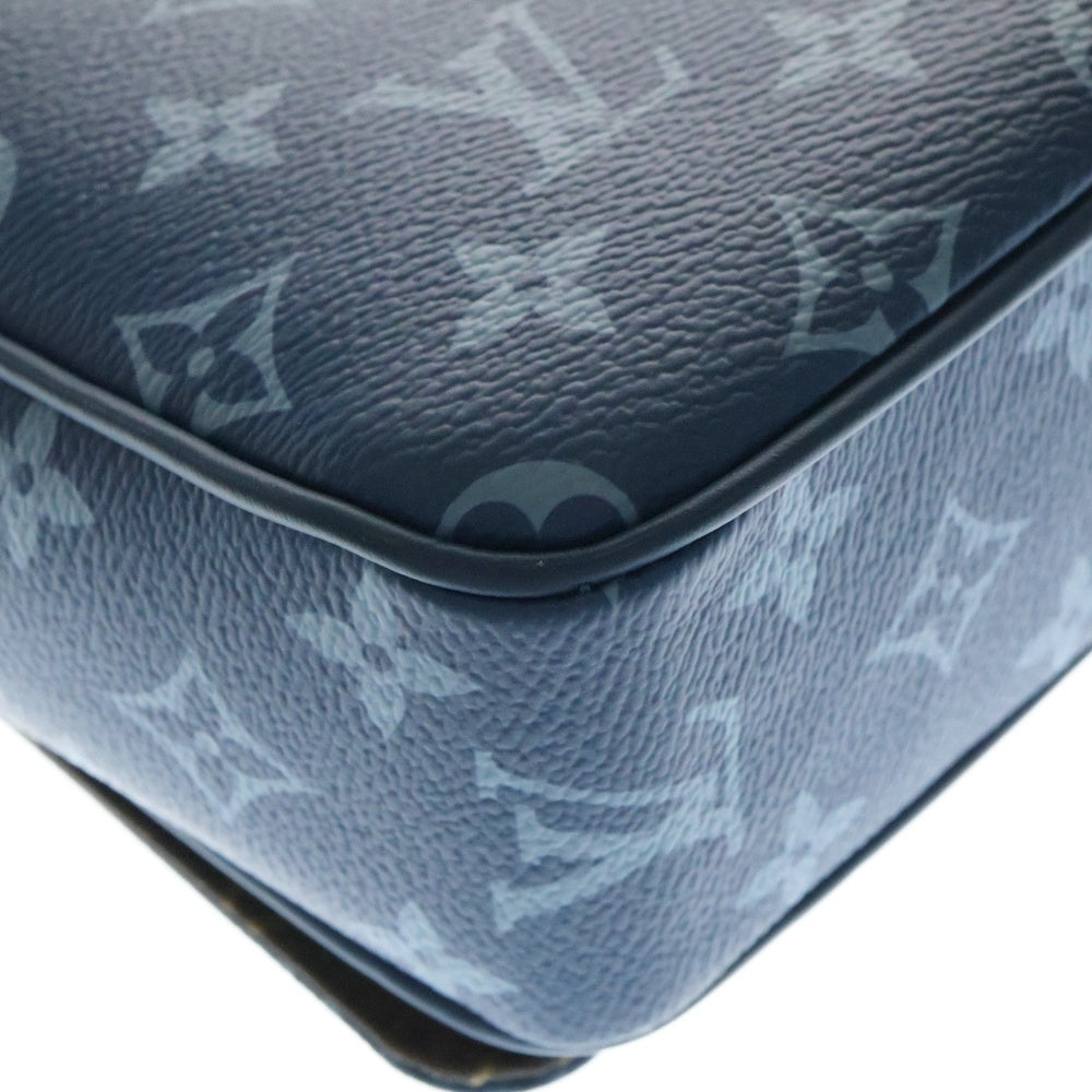 LOUIS VUITTON(ルイヴィトン) モノグラム ブルー ディストリクトPM NV3 ブルー PVC ショルダーバッグ M23785 ICタイプ