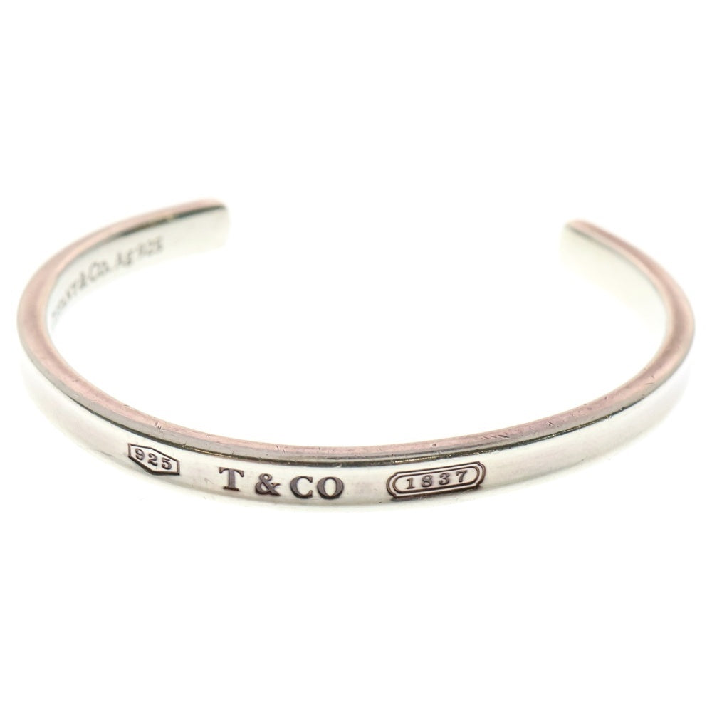 TIFFANY&Co(ティファニー) ナローバングル ブレスレット 1837 シルバー Ag925 SV