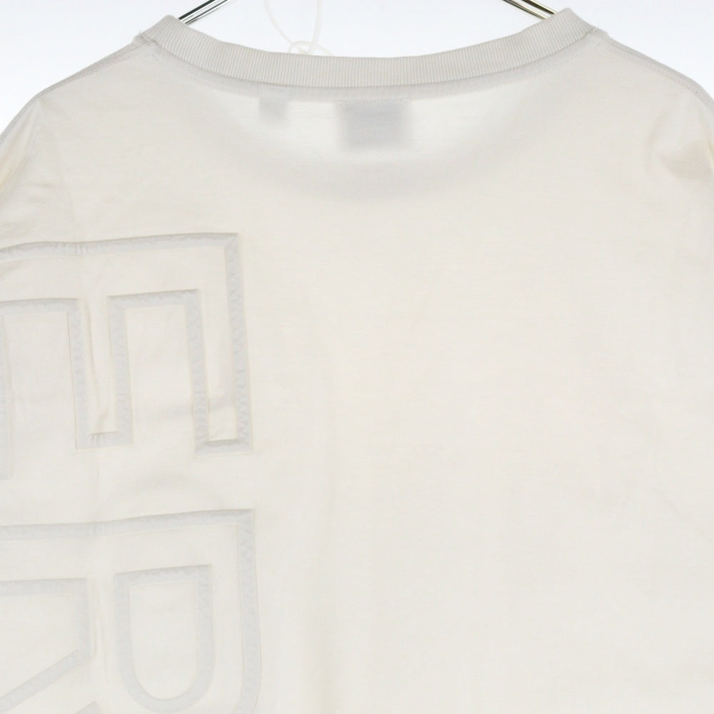 BURBERRY(バーバリー) 22SS エンボスロゴ オーバーサイズ半袖 Tシャツ 8050732 アイボリー