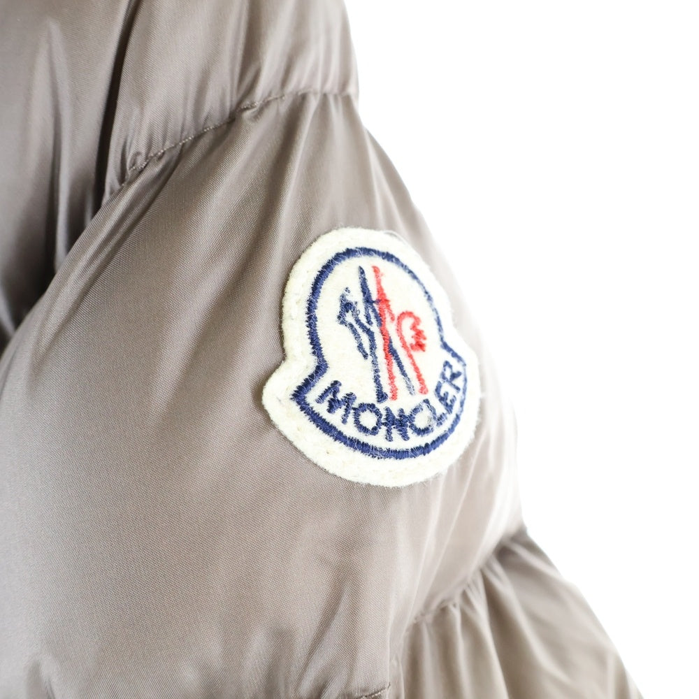 MONCLER(モンクレール) 16AW HERMIFUR エルミファー フーデッド ジップアップ ダウン ロング ジャケット コート ブラウン レディース B20934990015 53048