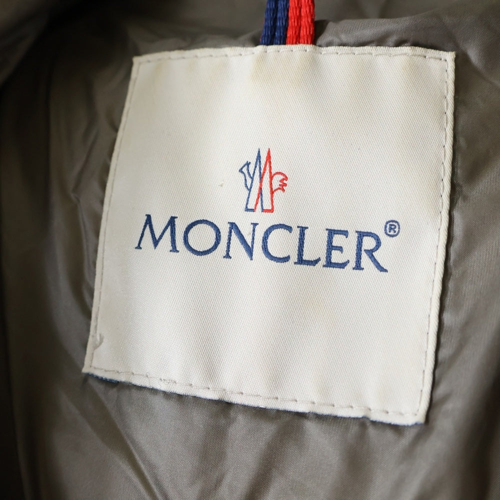 MONCLER(モンクレール) 16AW HERMIFUR エルミファー フーデッド ジップアップ ダウン ロング ジャケット コート ブラウン レディース B20934990015 53048