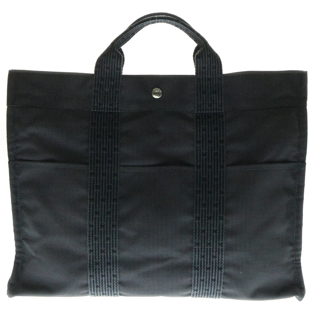 HERMES(エルメス) エルメス エールライン MM ハンドバッグ トートバッグ グレー キャンバス